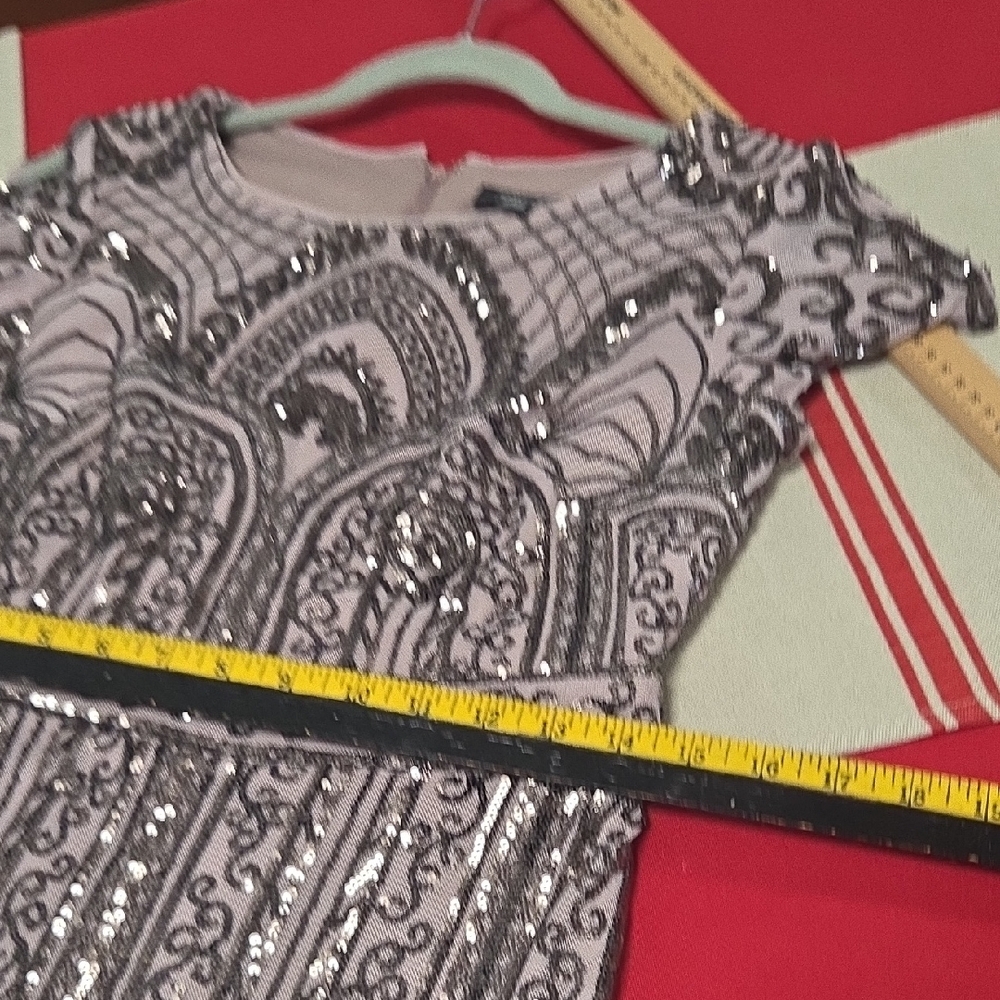 R&M Richards Sequin Mini Dress - Picture 14 of 17